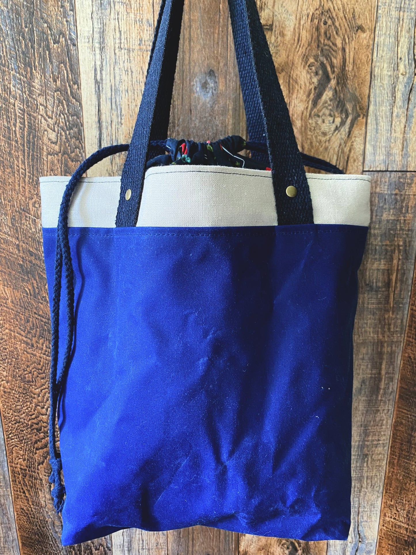 Toadstool Mushroom Medium Waxed Canvas Firefly Project Bag