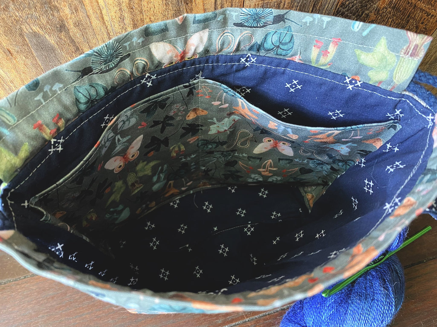 Nurse Log Small Project Bag
