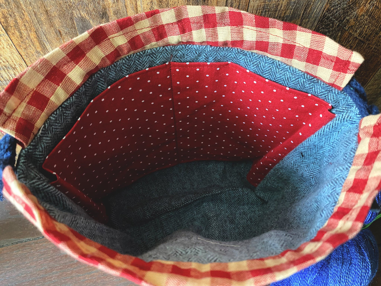 Toadstool Mushroom Small Project Bag