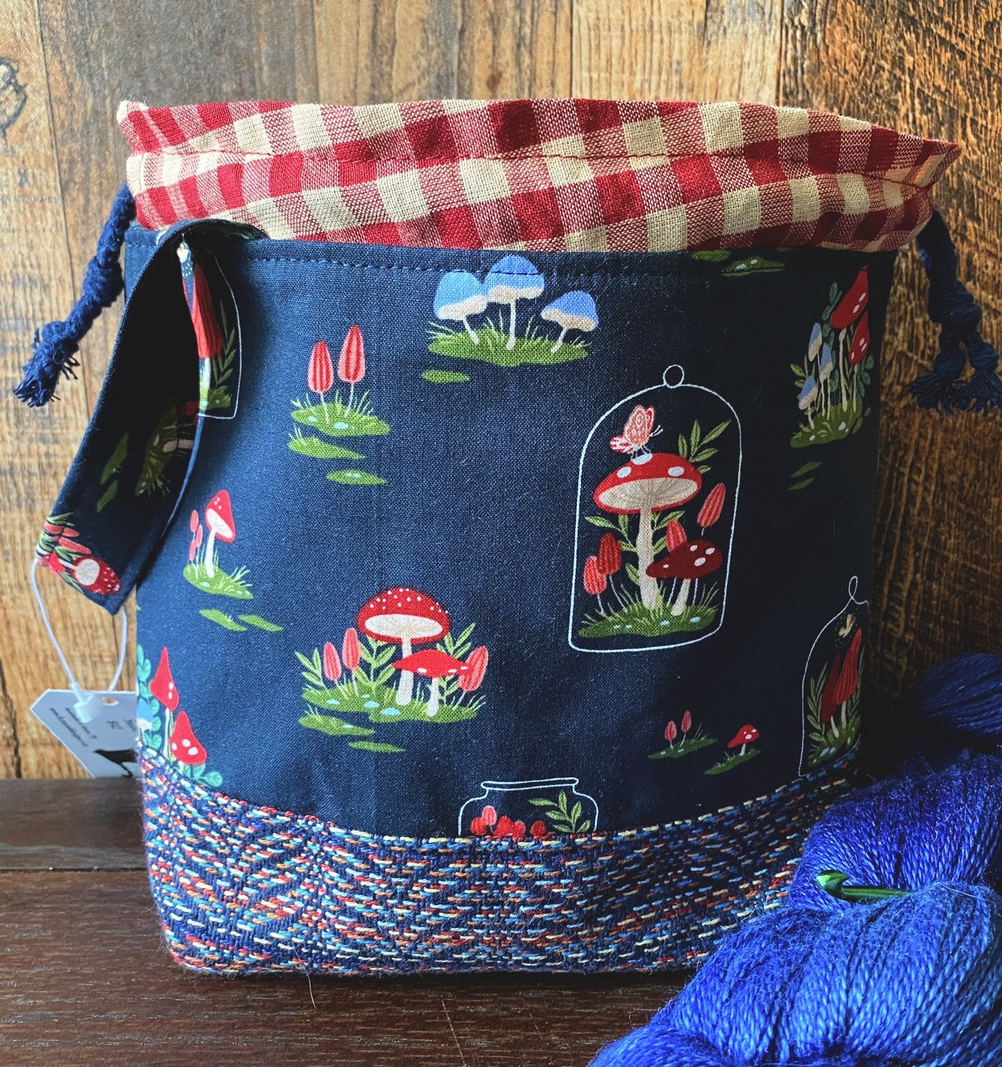 Toadstool Mushroom Small Project Bag