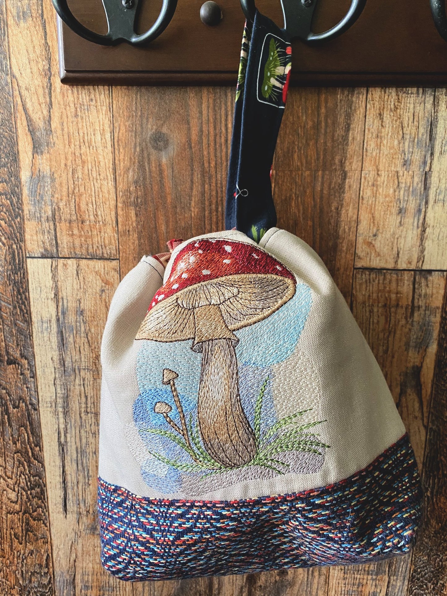 Toadstool Mushroom Small Project Bag