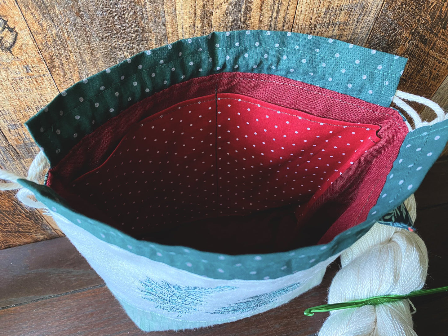 Forest Ferns Small Project Bag