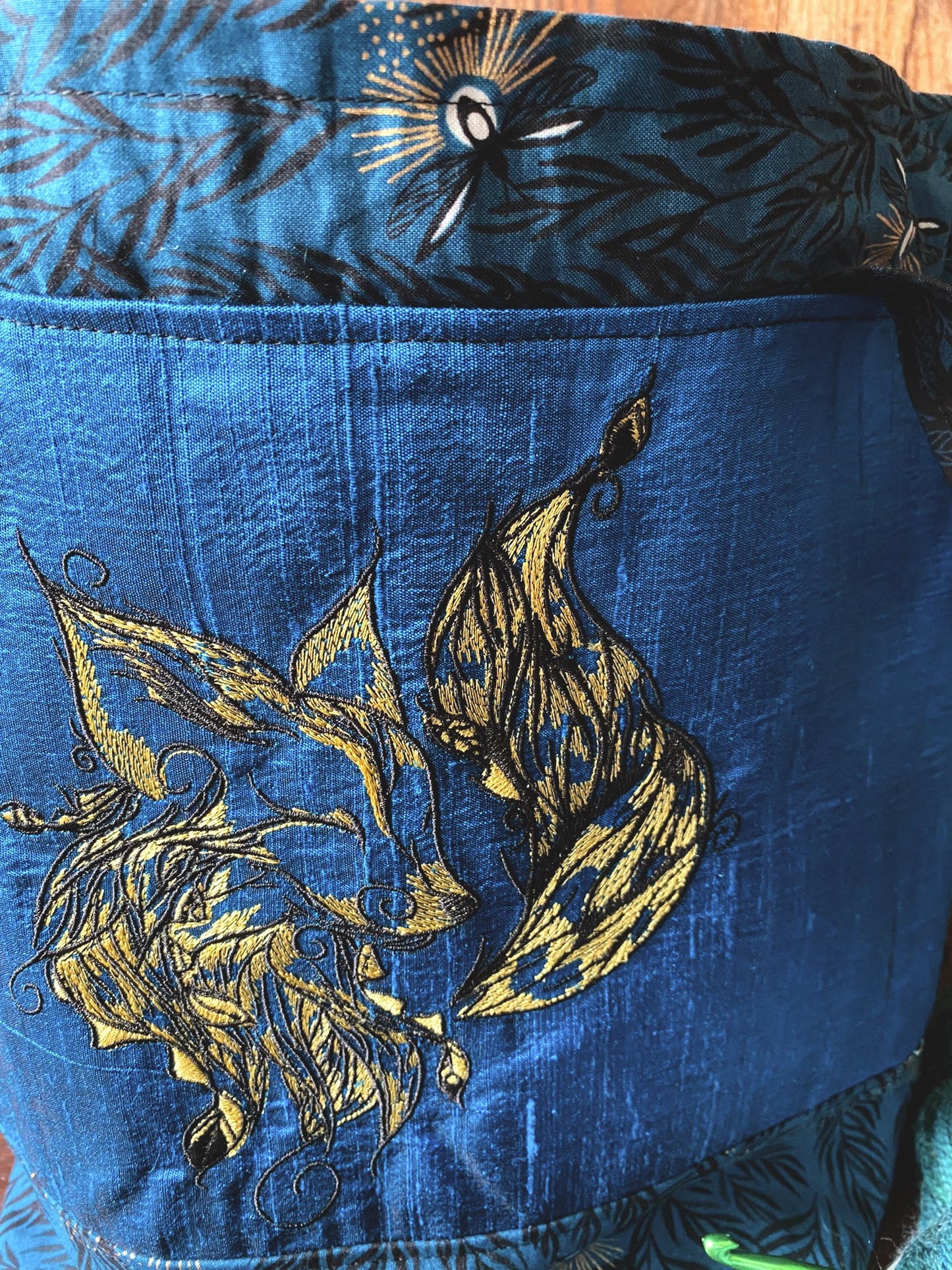 Starlit Fox Large Project Bag