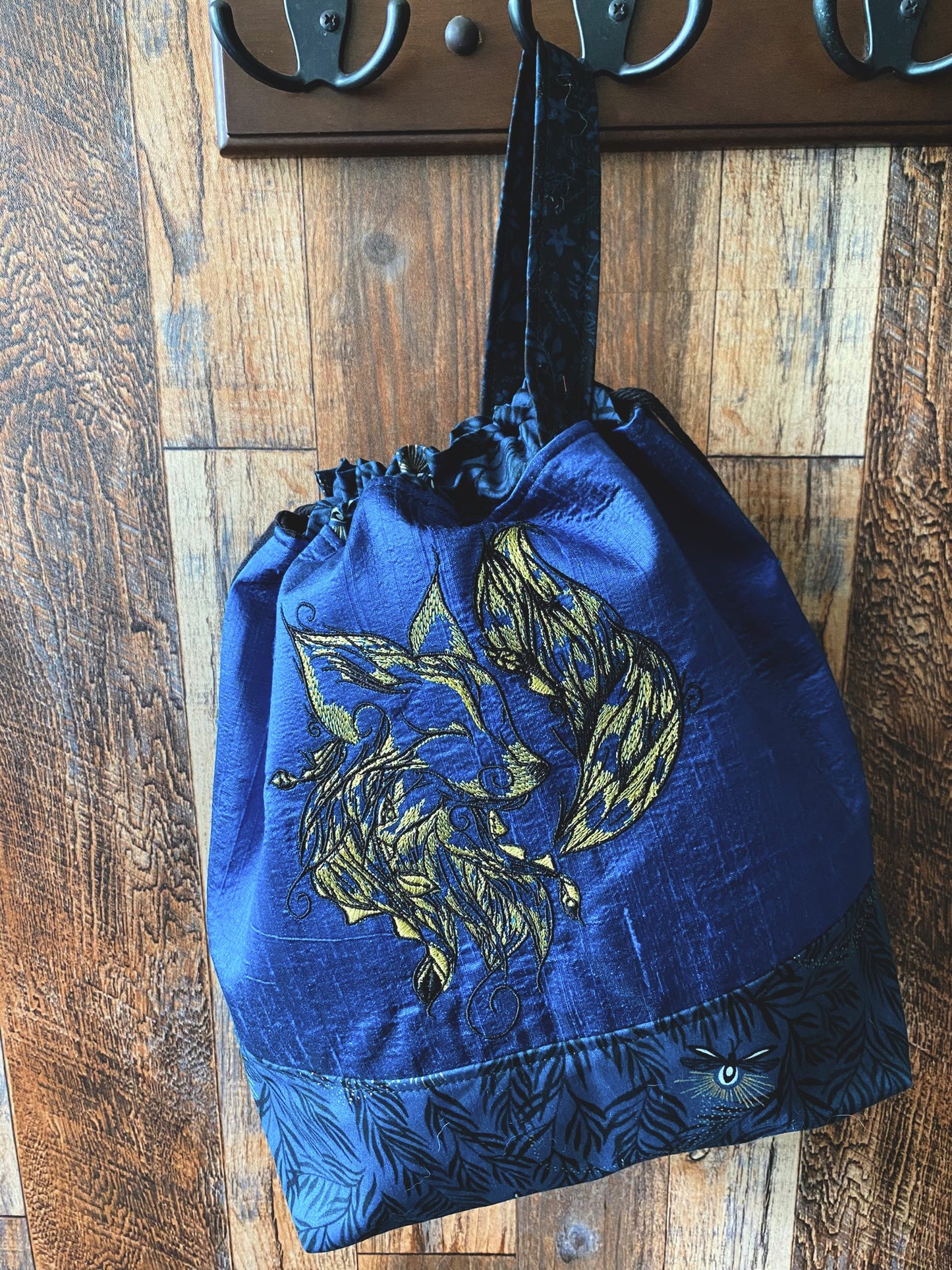 Starlit Fox Large Project Bag