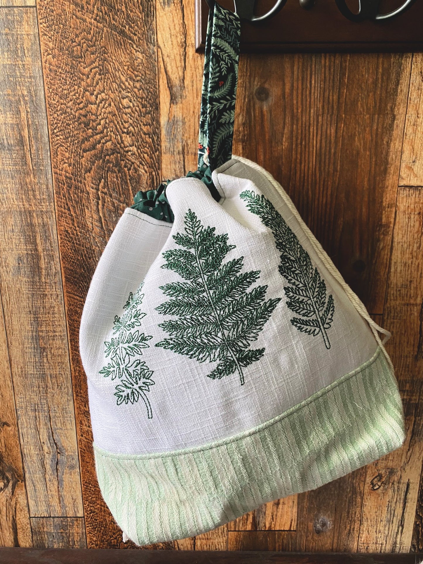 Forest Ferns Large Project Bag