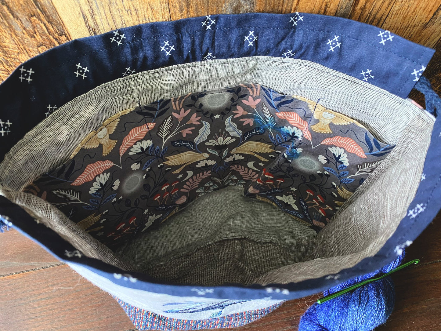 A Girl and Her Owl Large Project Bag