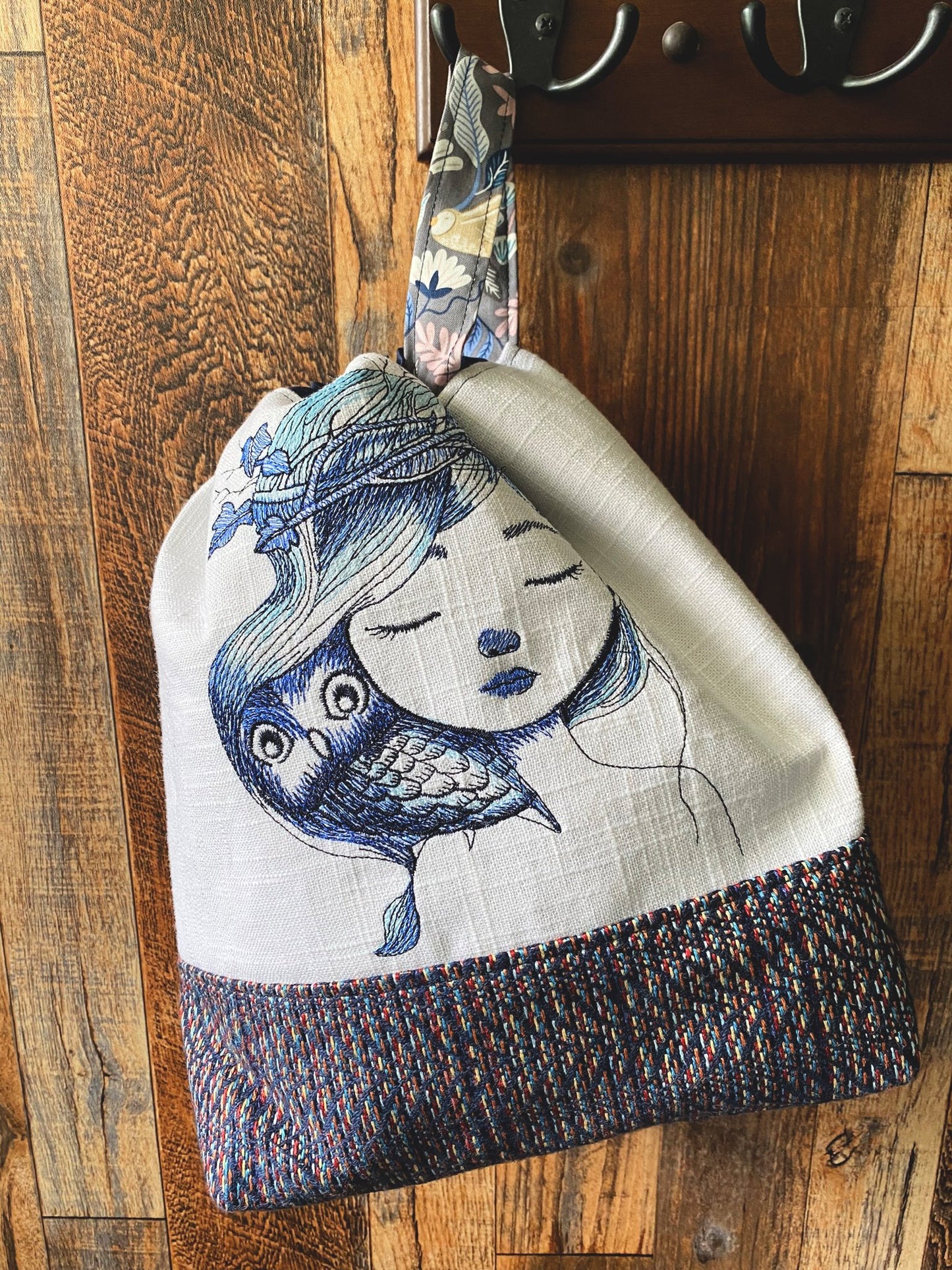 A Girl and Her Owl Large Project Bag