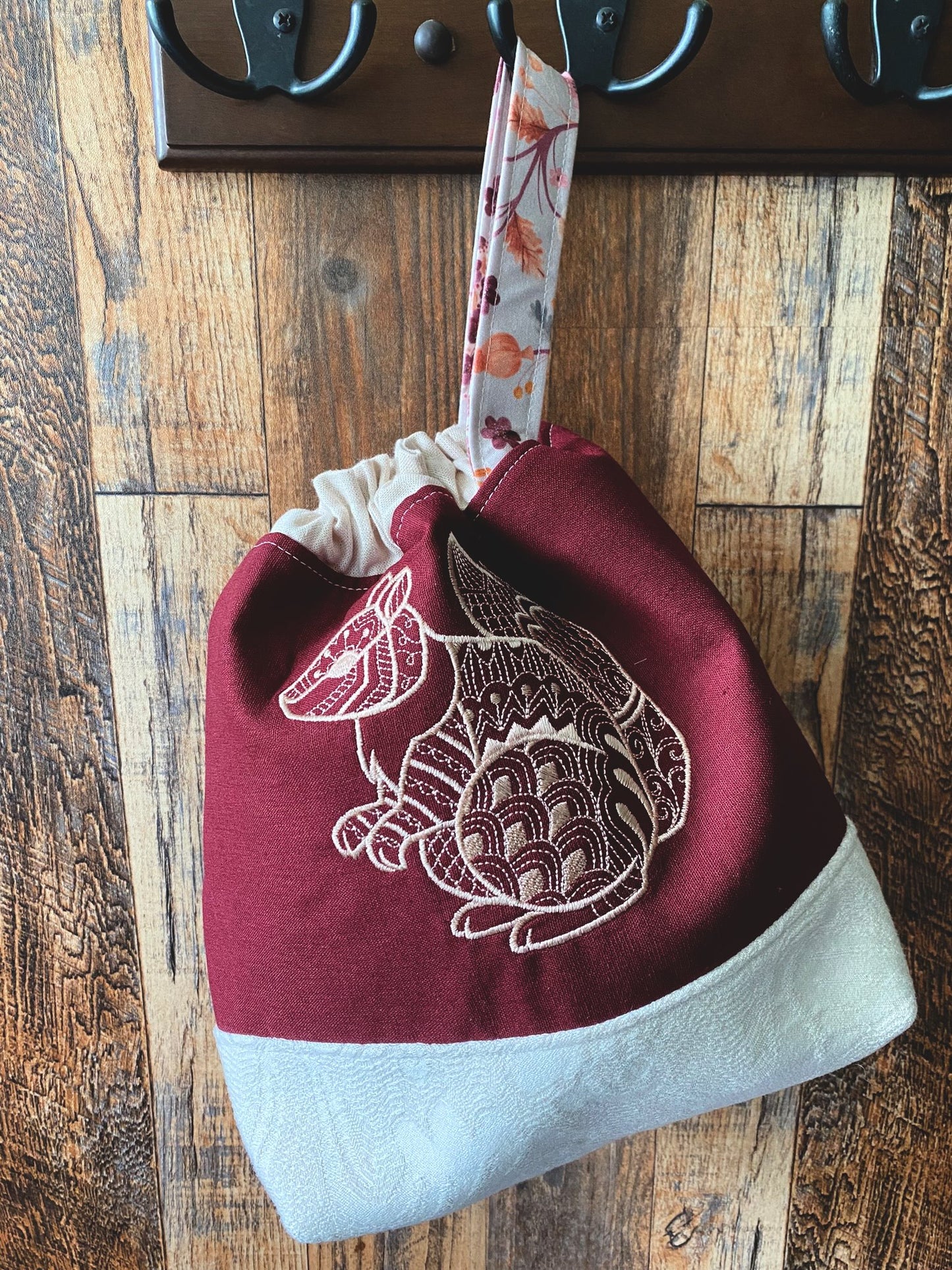 Squirrel and Forest Friends Medium Project Bag