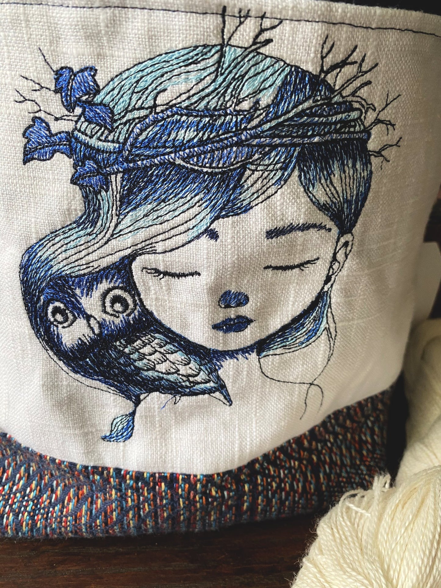 A Girl and Her Owl Medium Project Bag