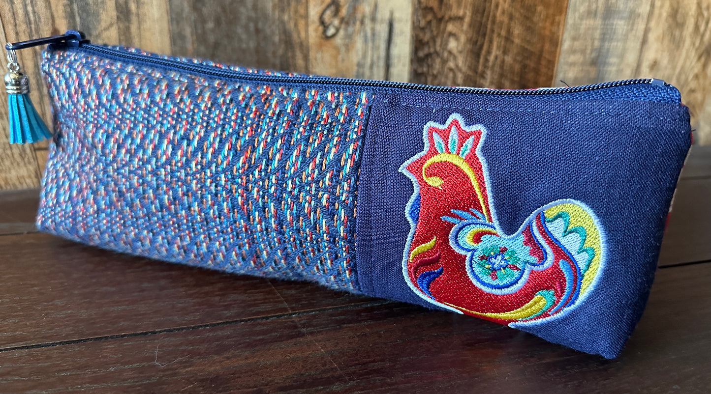 Dala Chicken Long and Lean Zipper Bag