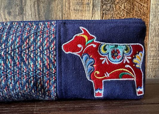 Dala Cow Long and Lean Zipper Bag