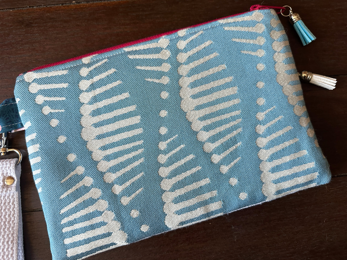 Gardening in my DNA Small Double Zipper Clutch and E-Reader Pouch