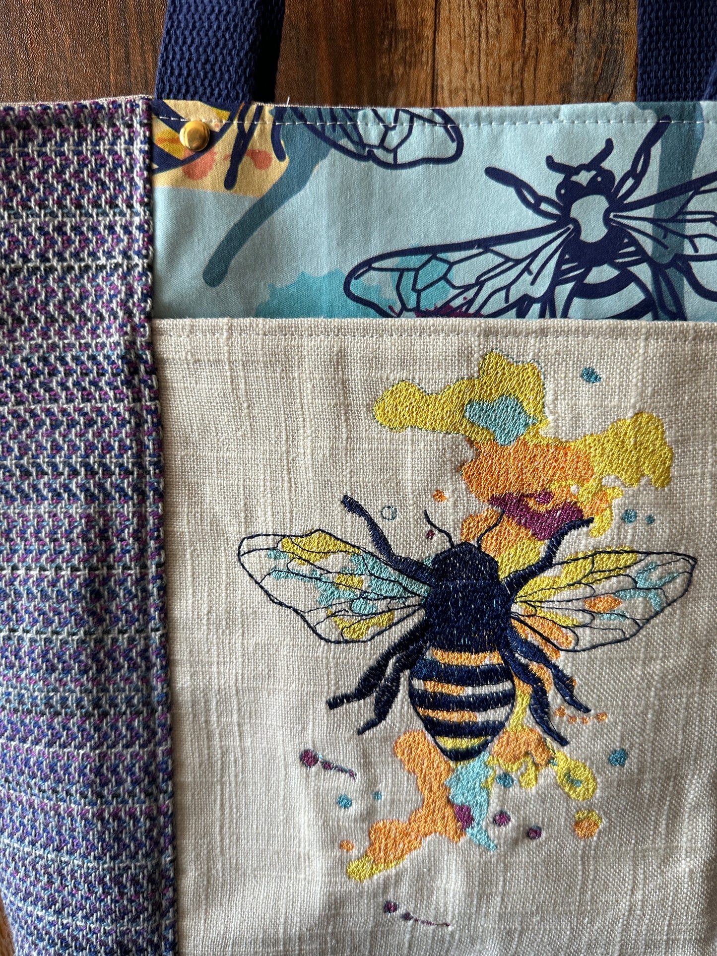 Buzzy Bees Tote/Book Bag