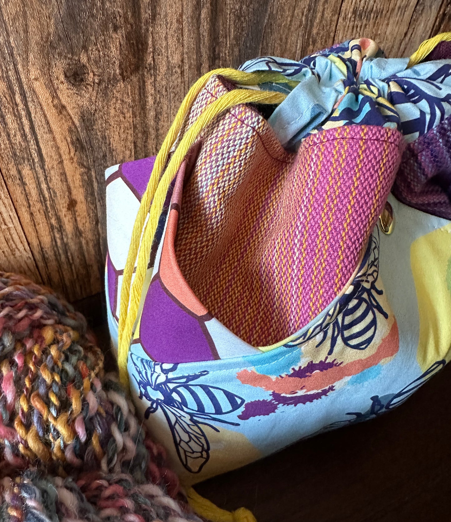 Buzzy Bees Plenty O' Pockets Small Drawstring Pouch