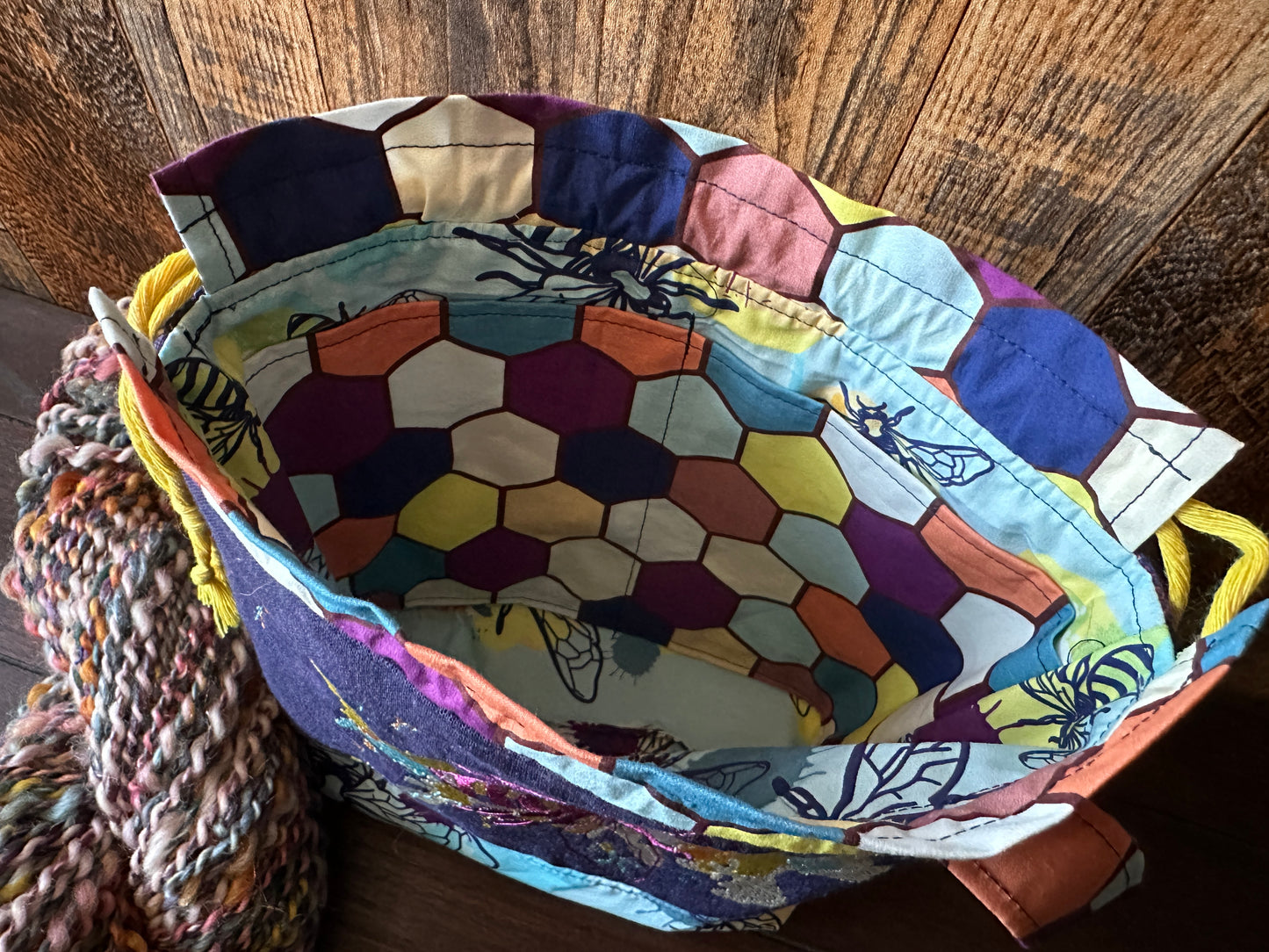 Buzzy Bees Small Project Bag