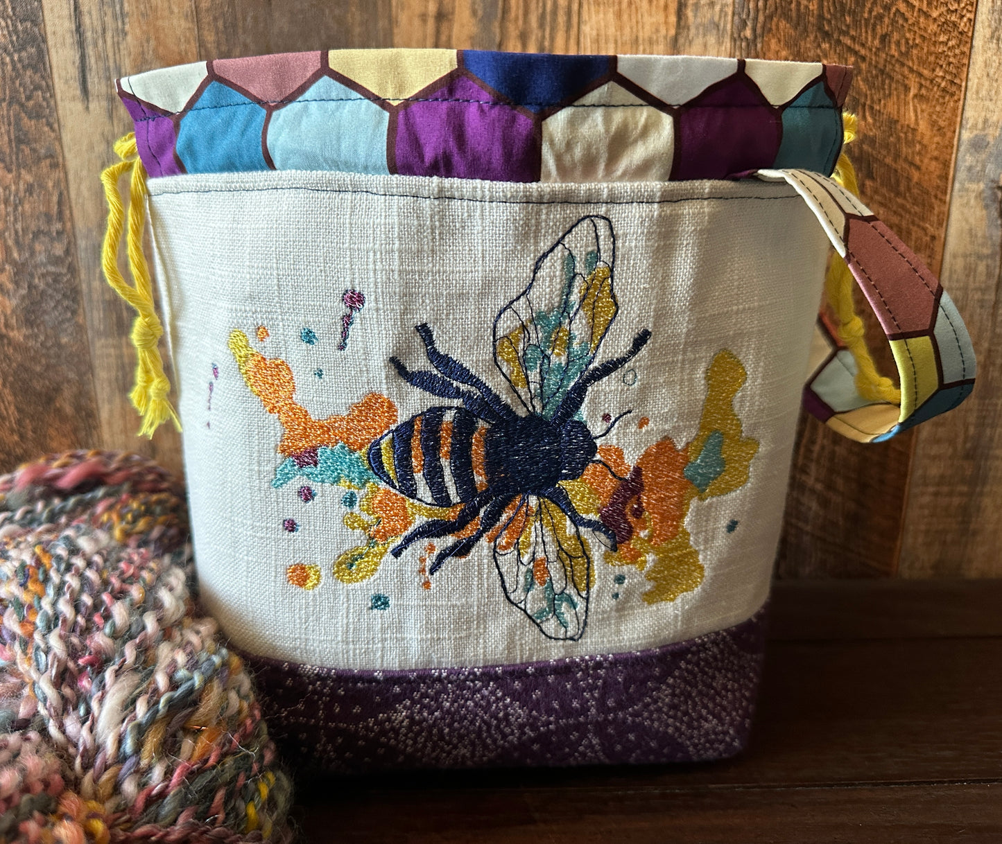 Buzzy Bees Small Project Bag