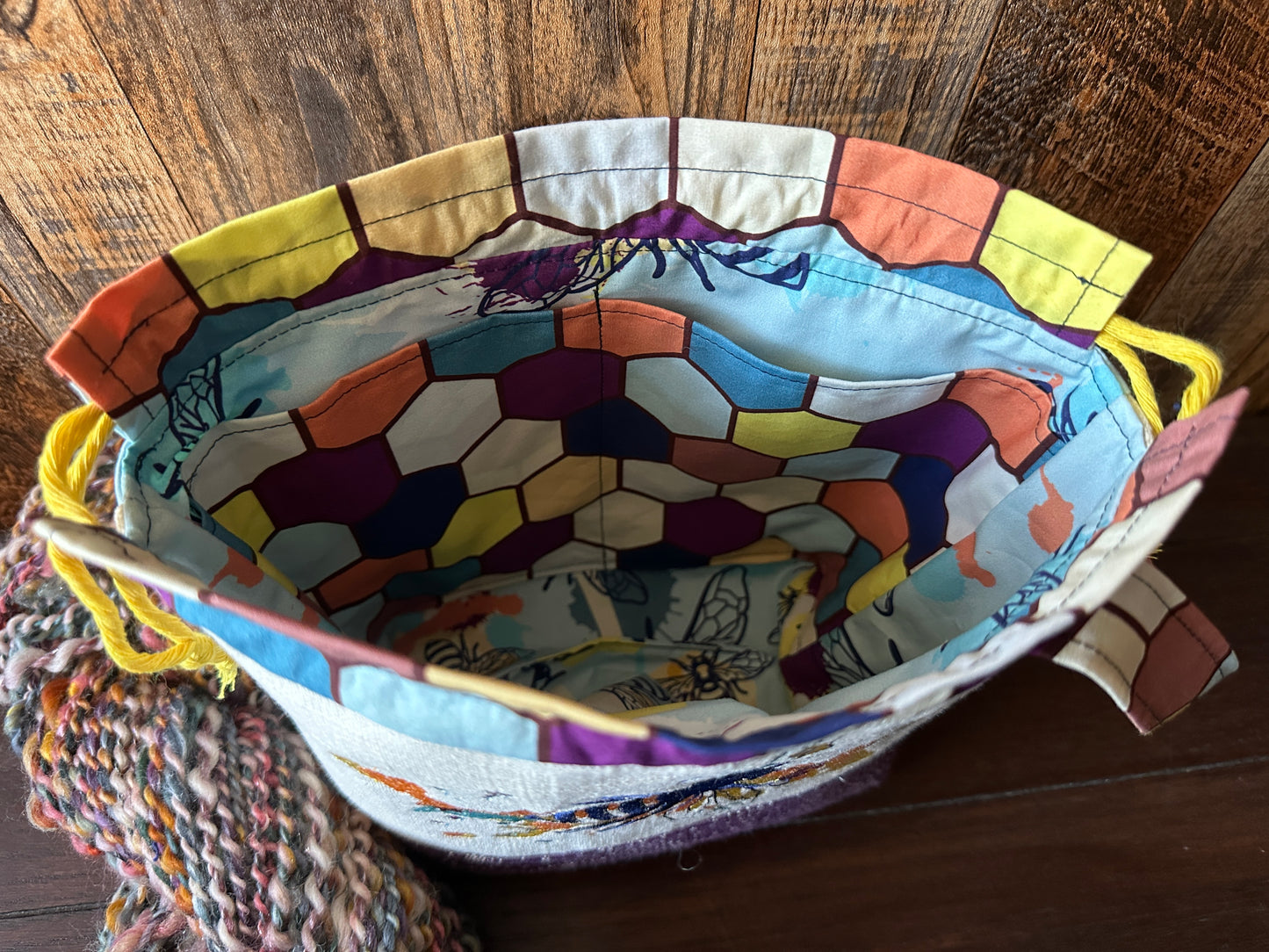 Buzzy Bees Small Project Bag