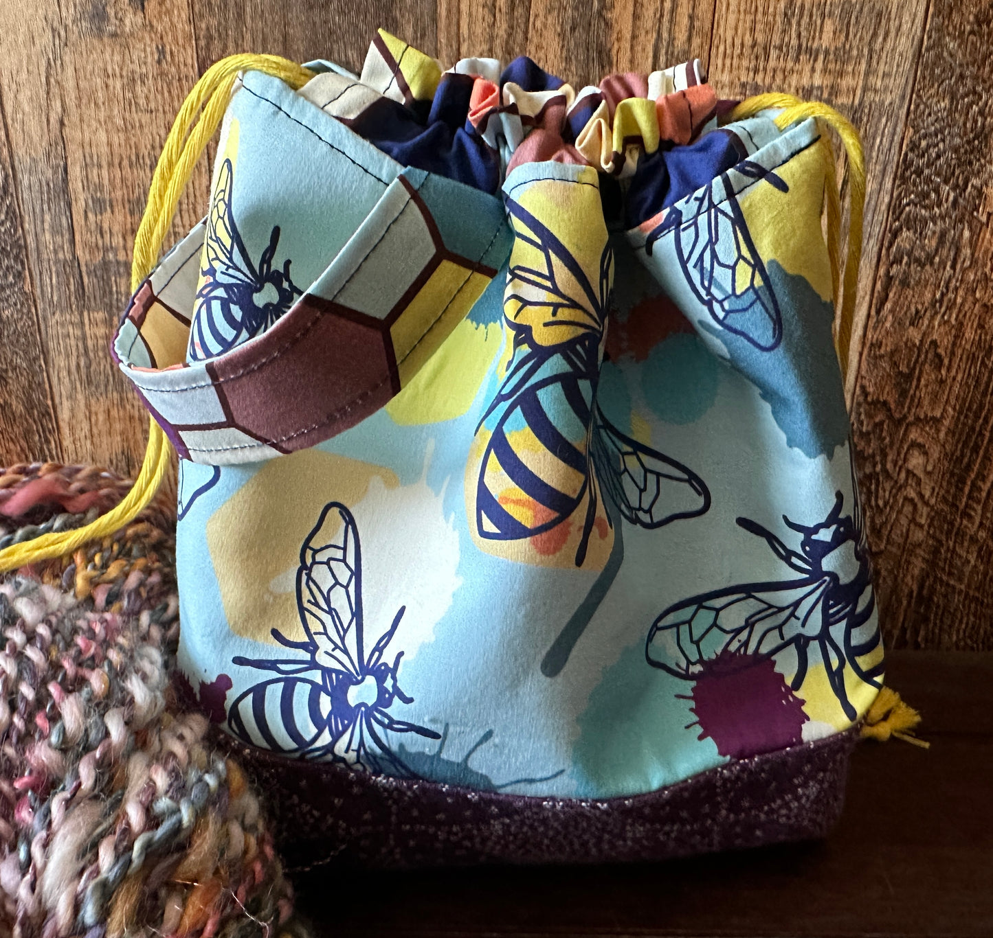 Buzzy Bees Small Project Bag