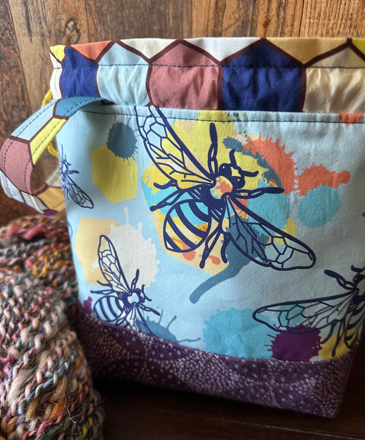 Buzzy Bees Small Project Bag