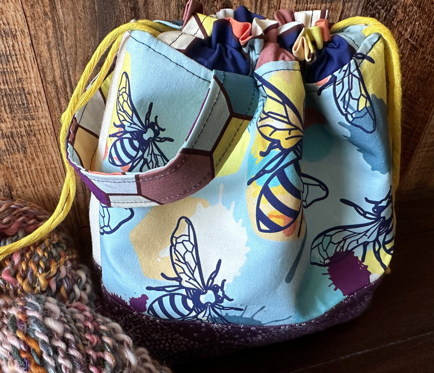 Buzzy Bees Small Project Bag