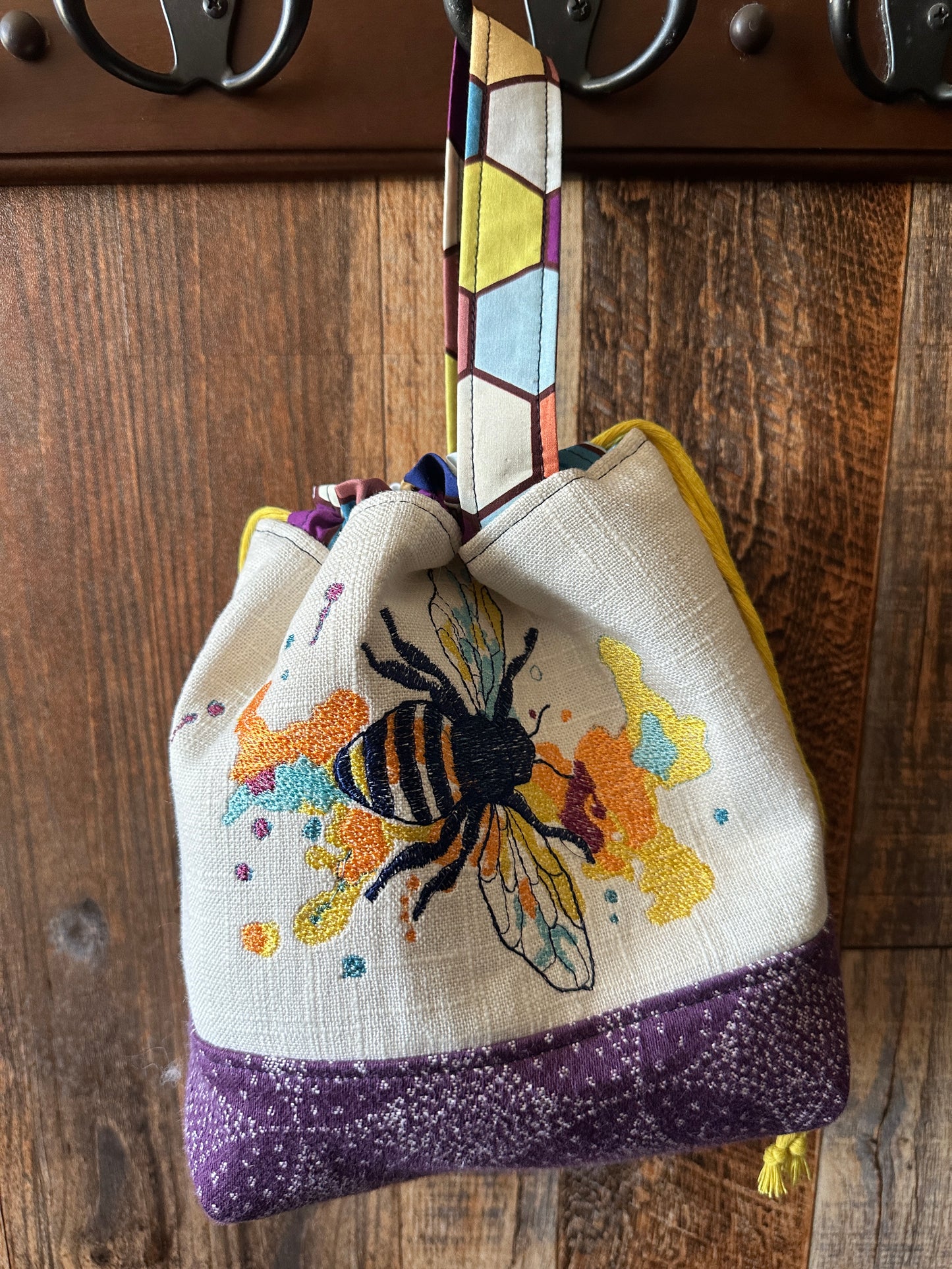 Buzzy Bees Small Project Bag