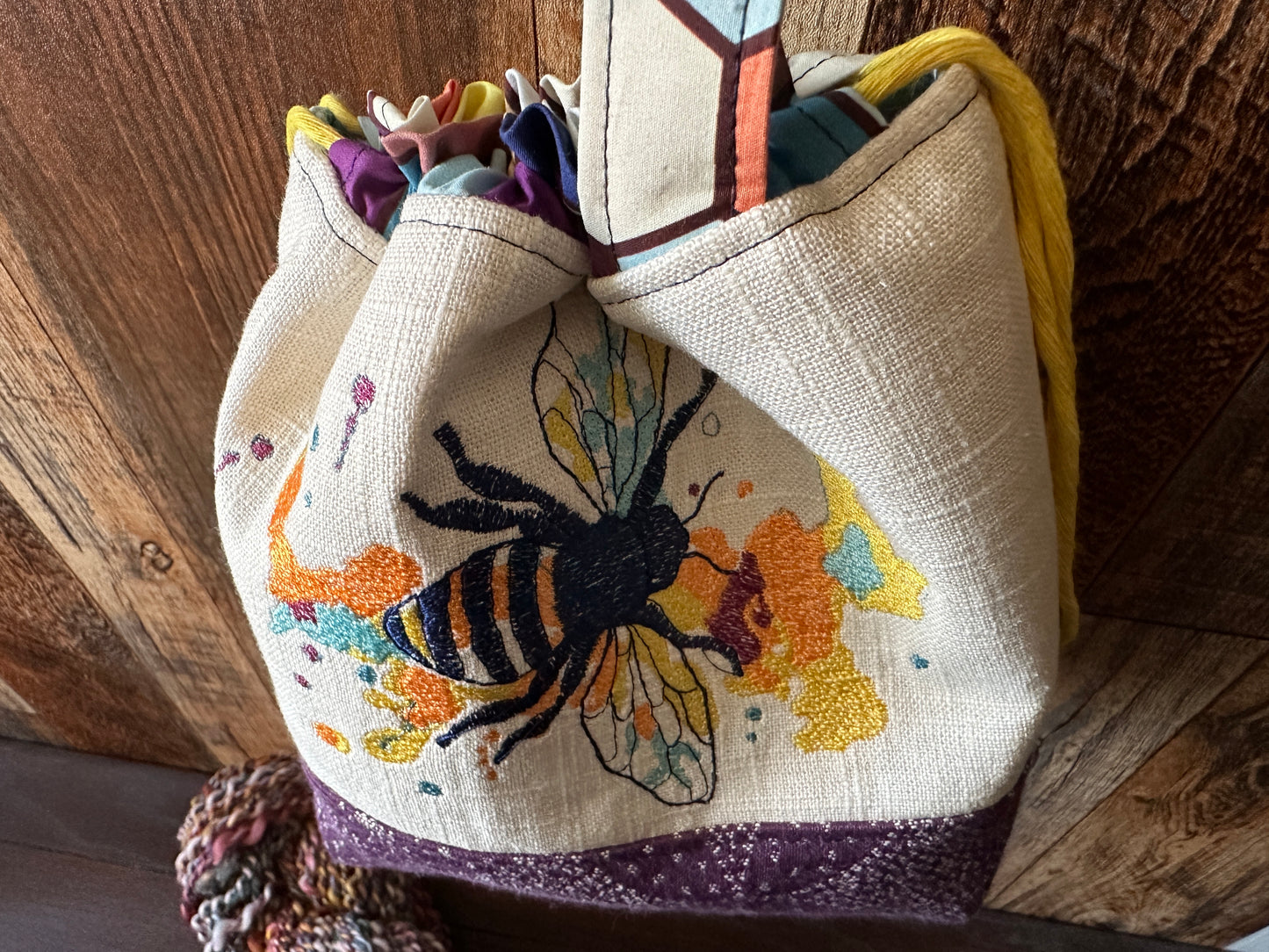Buzzy Bees Small Project Bag