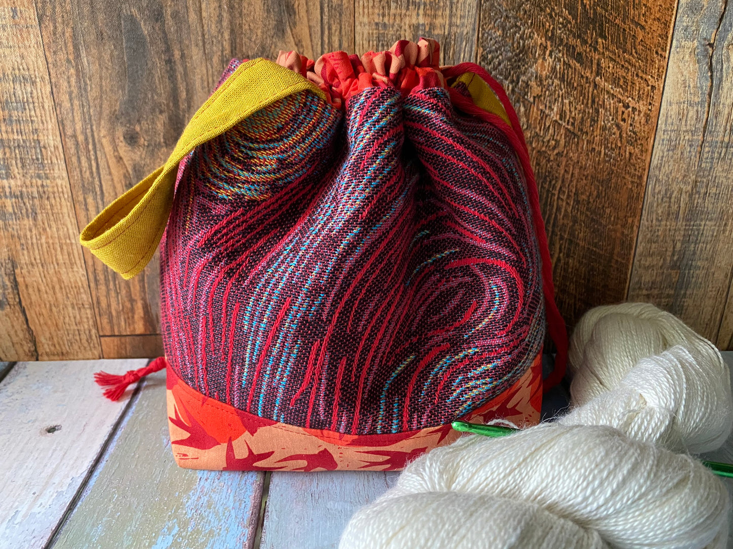 Starry Swallows Small Project Bag