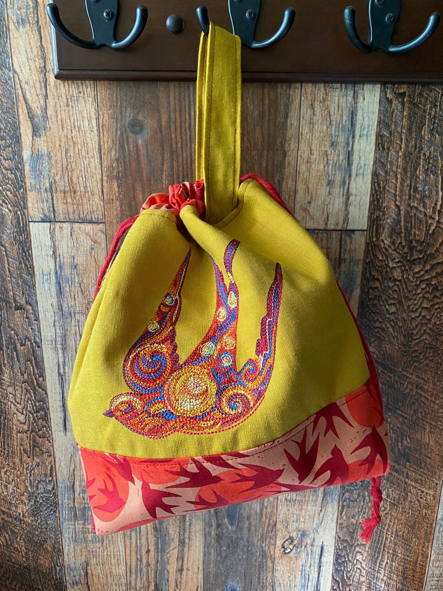Starry Swallows Medium Project Bag