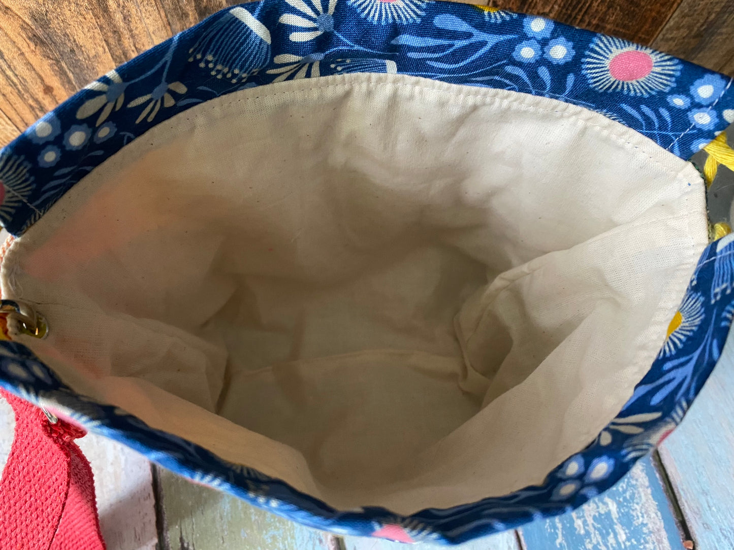 Field Flowers Plenty O' Pockets Small Drawstring Pouch