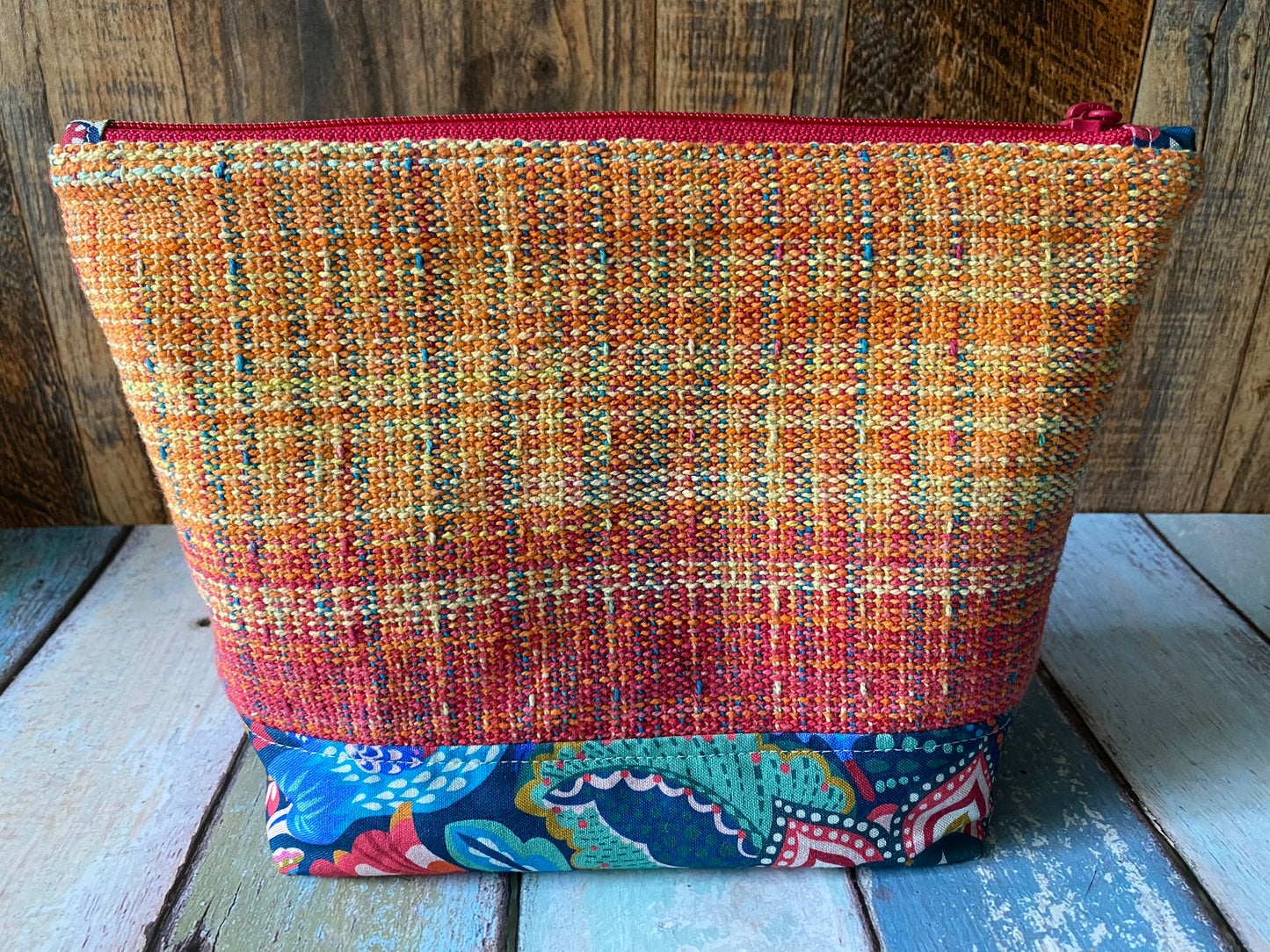 Llama Momma Project or Cosmetic Zipper Bag