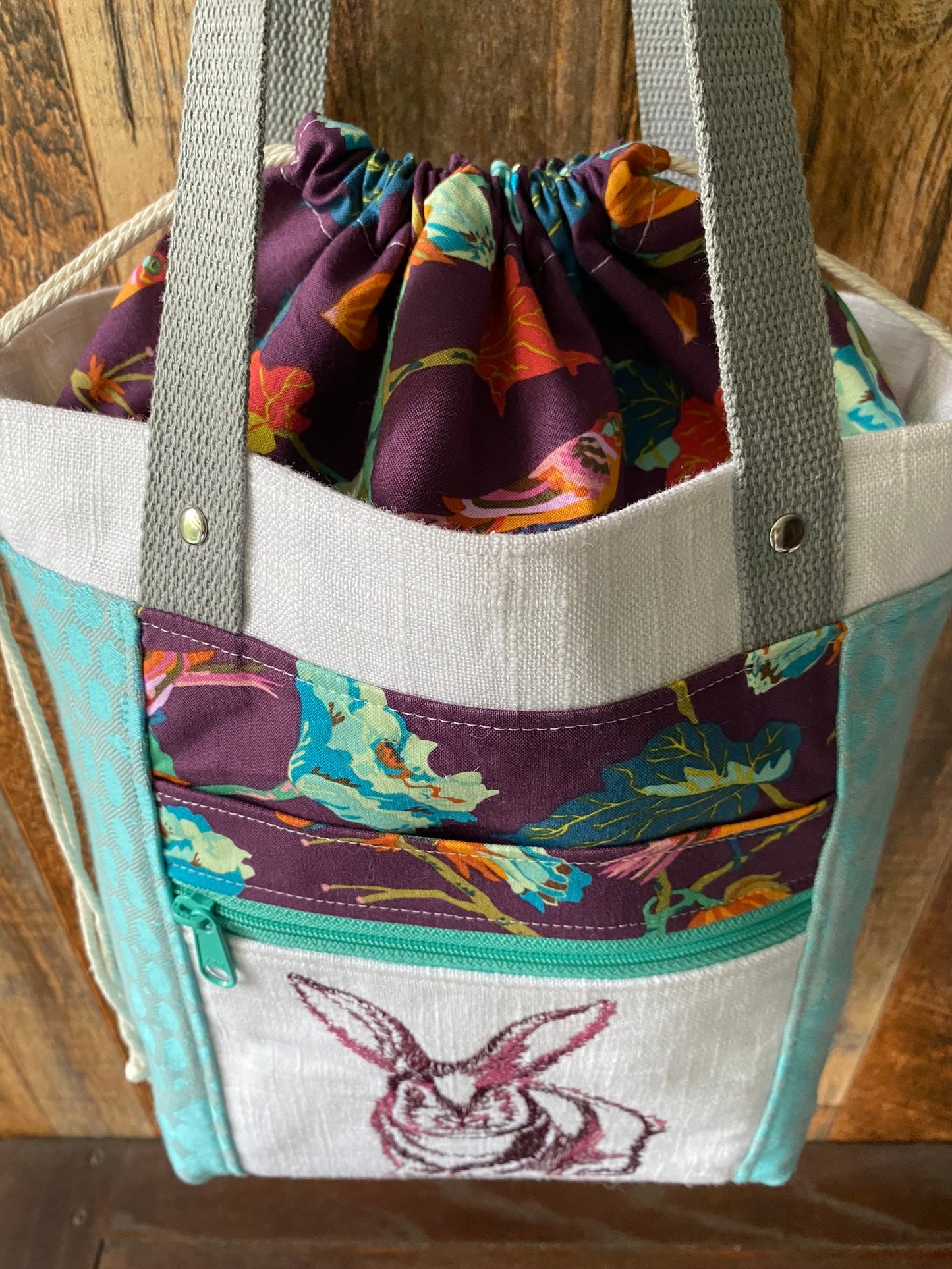 Fluffy Bunny Medium Firefly Project Bag