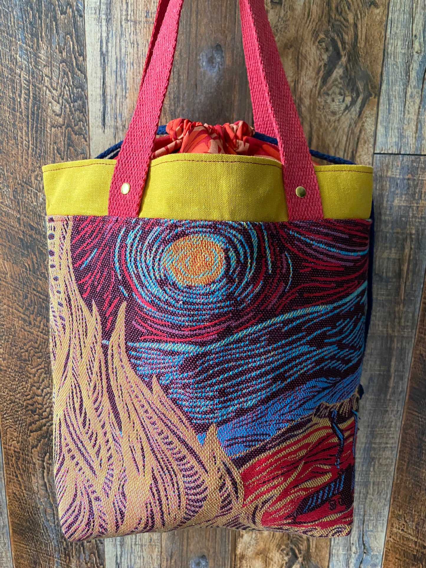 Starry Swallows Medium Firefly Project Bag
