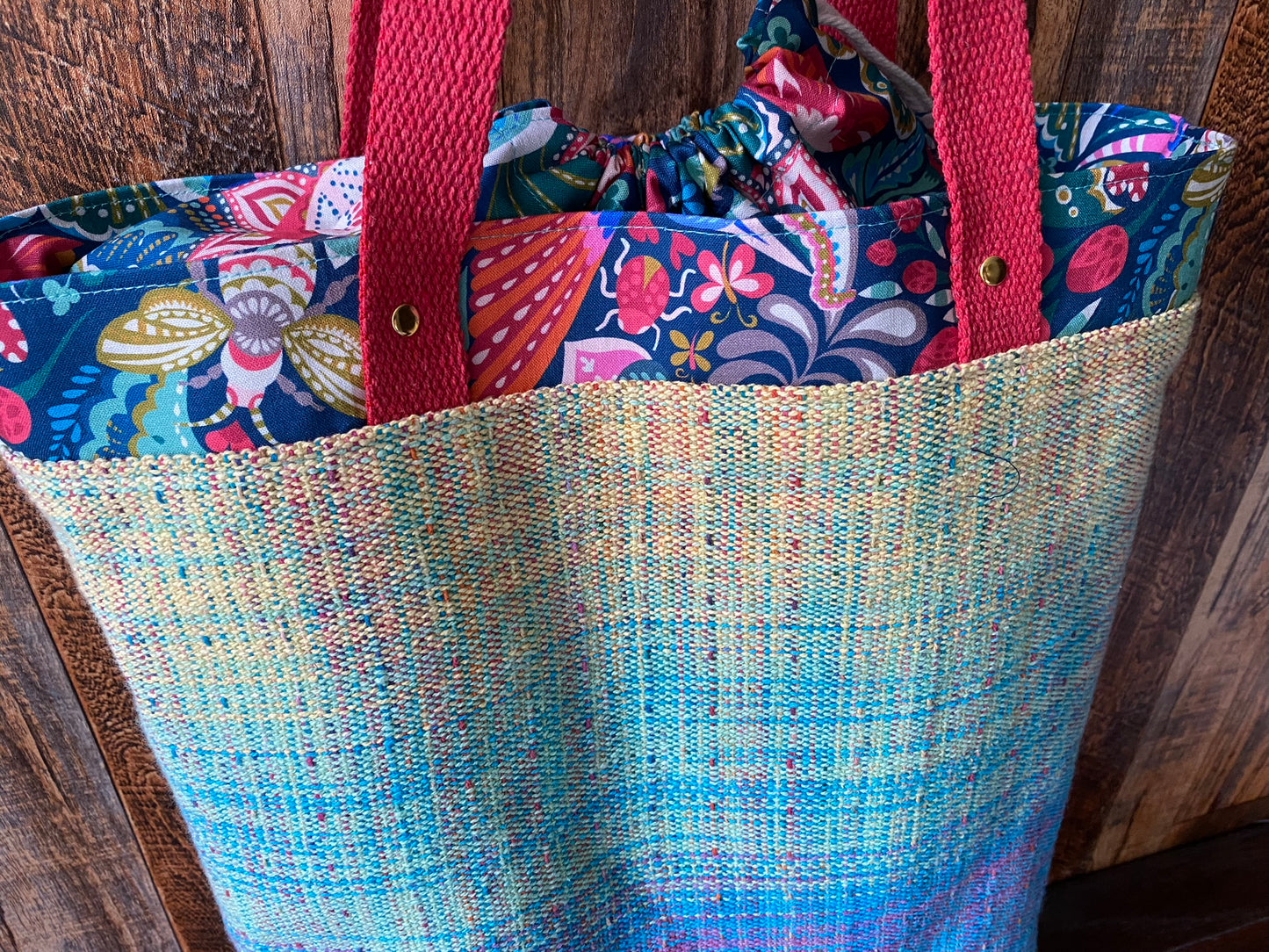 Leafy Llama Large Firefly Project Bag