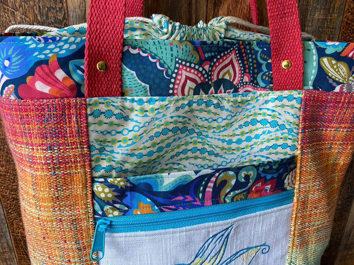 Leafy Rabbit Large Firefly Project Bag