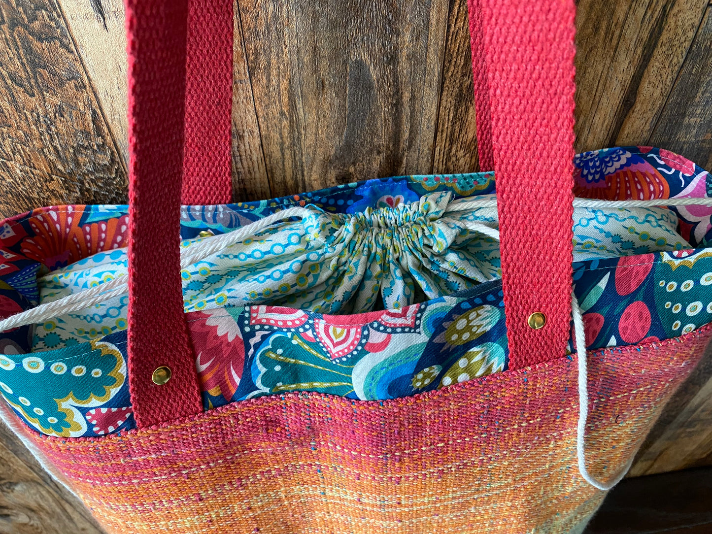 Leafy Rabbit Large Firefly Project Bag