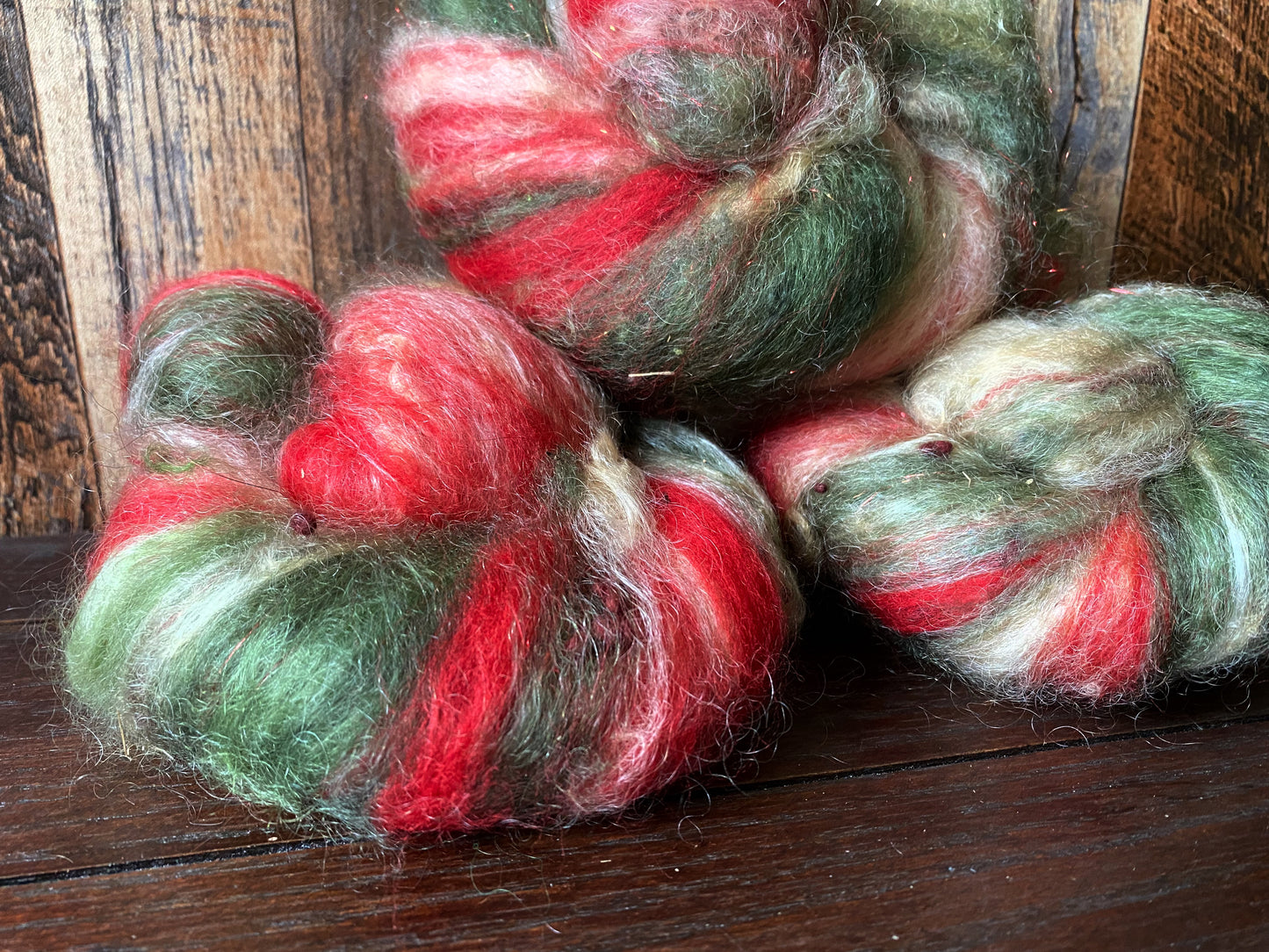 Mohair and Merino Art Batt for Spinning or Felting ~ The New Daiymo