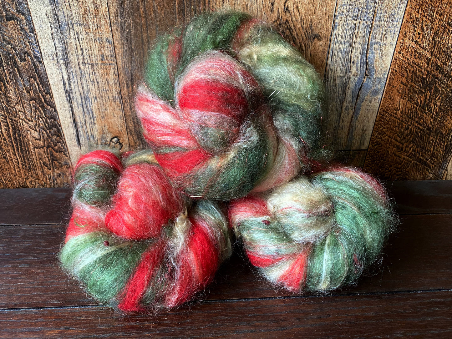 Mohair and Merino Art Batt for Spinning or Felting ~ The New Daiymo