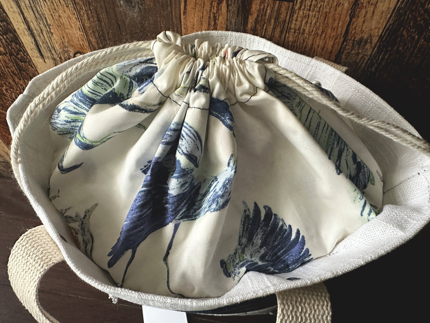Great Blue Heron Medium Firefly Project Bag