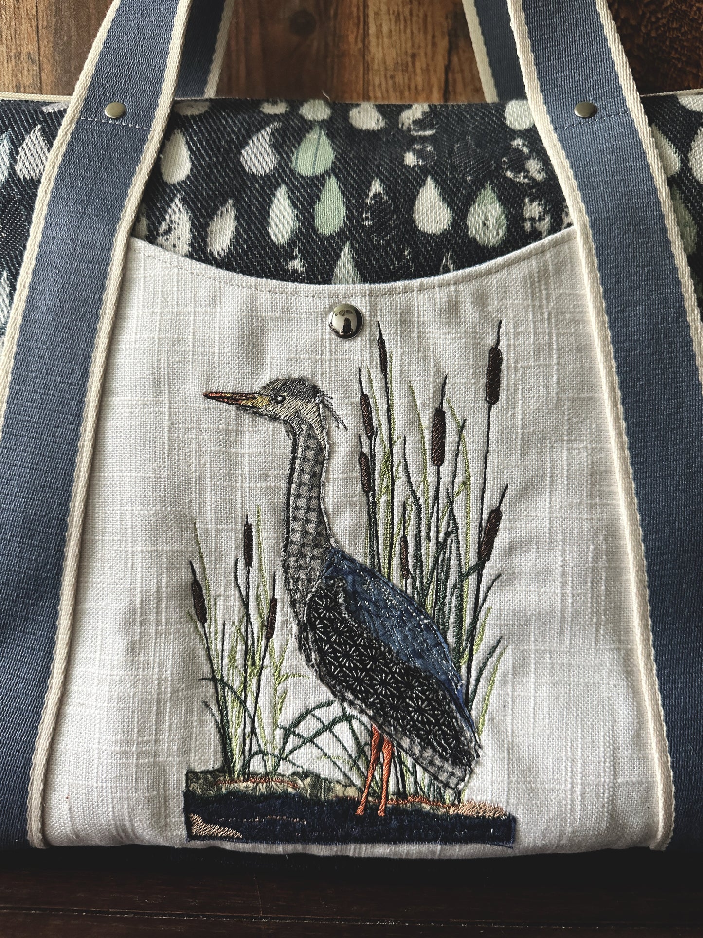 Great Blue Heron Large Carry-All Bag