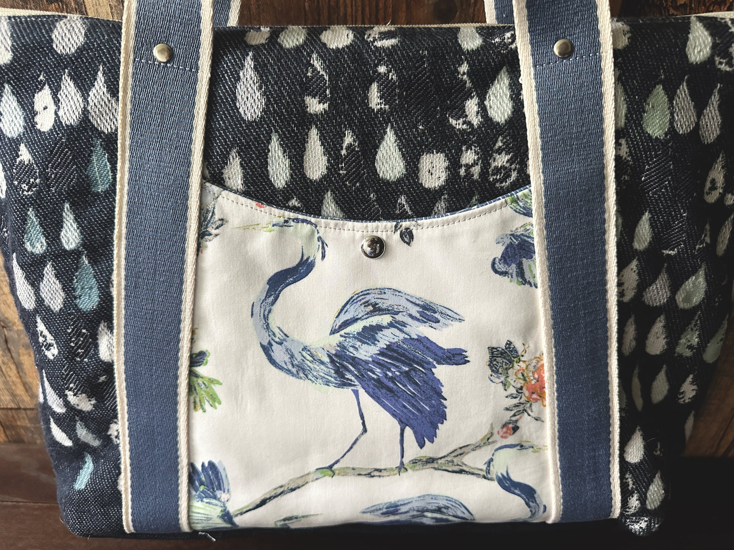 Great Blue Heron Large Carry-All Bag