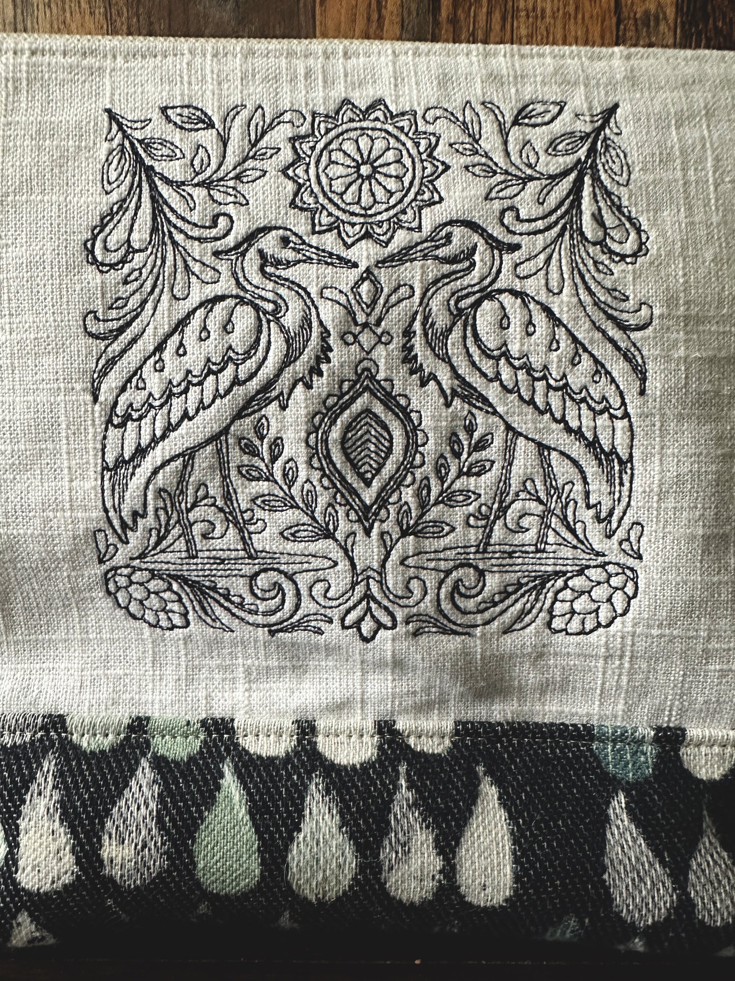 Great Blue Heron Medium Project or Cosmetic Zipper Bag