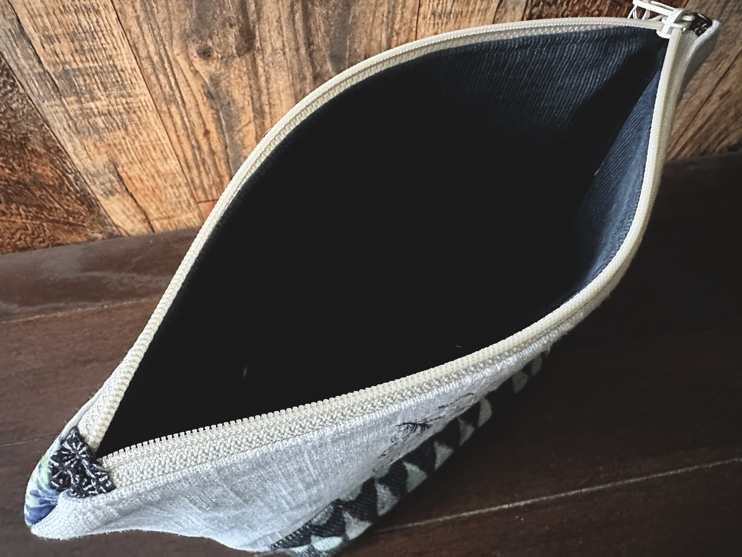 Great Blue Heron Medium Project or Cosmetic Zipper Bag