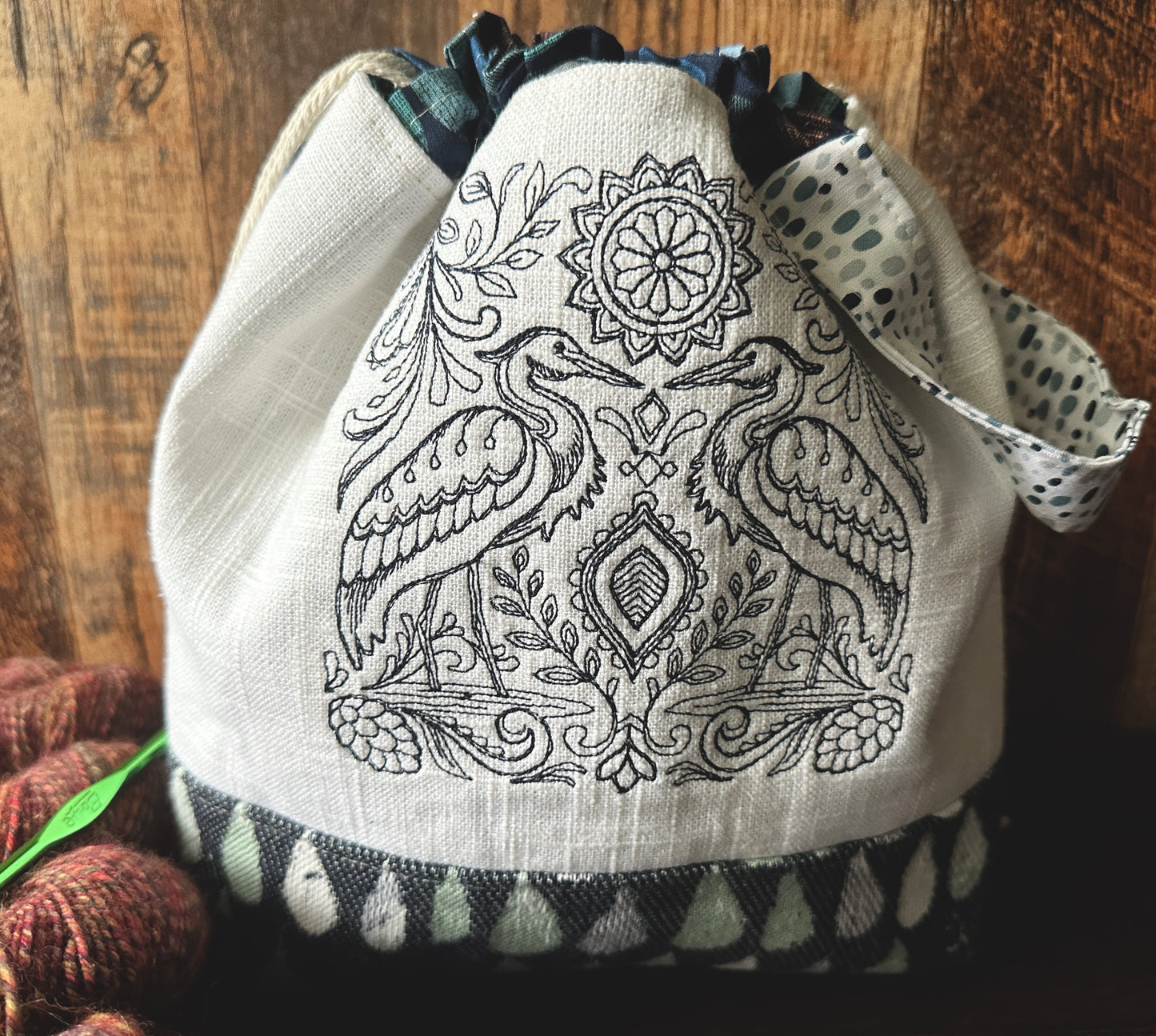 Great Blue Heron Medium Project Bag