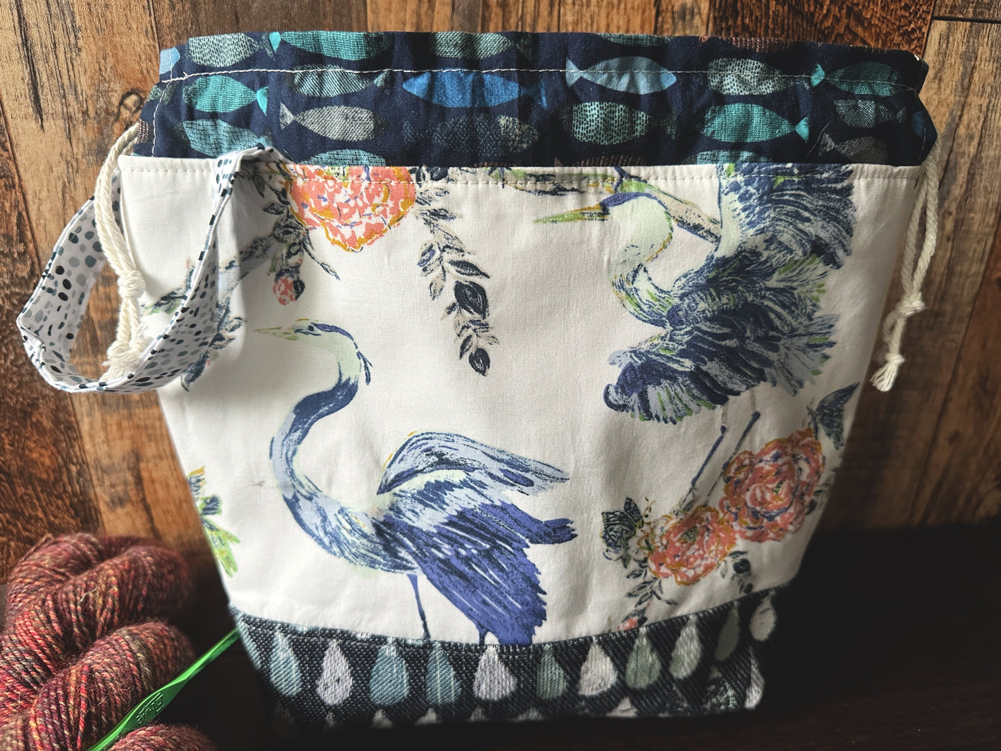 Great Blue Heron Medium Project Bag