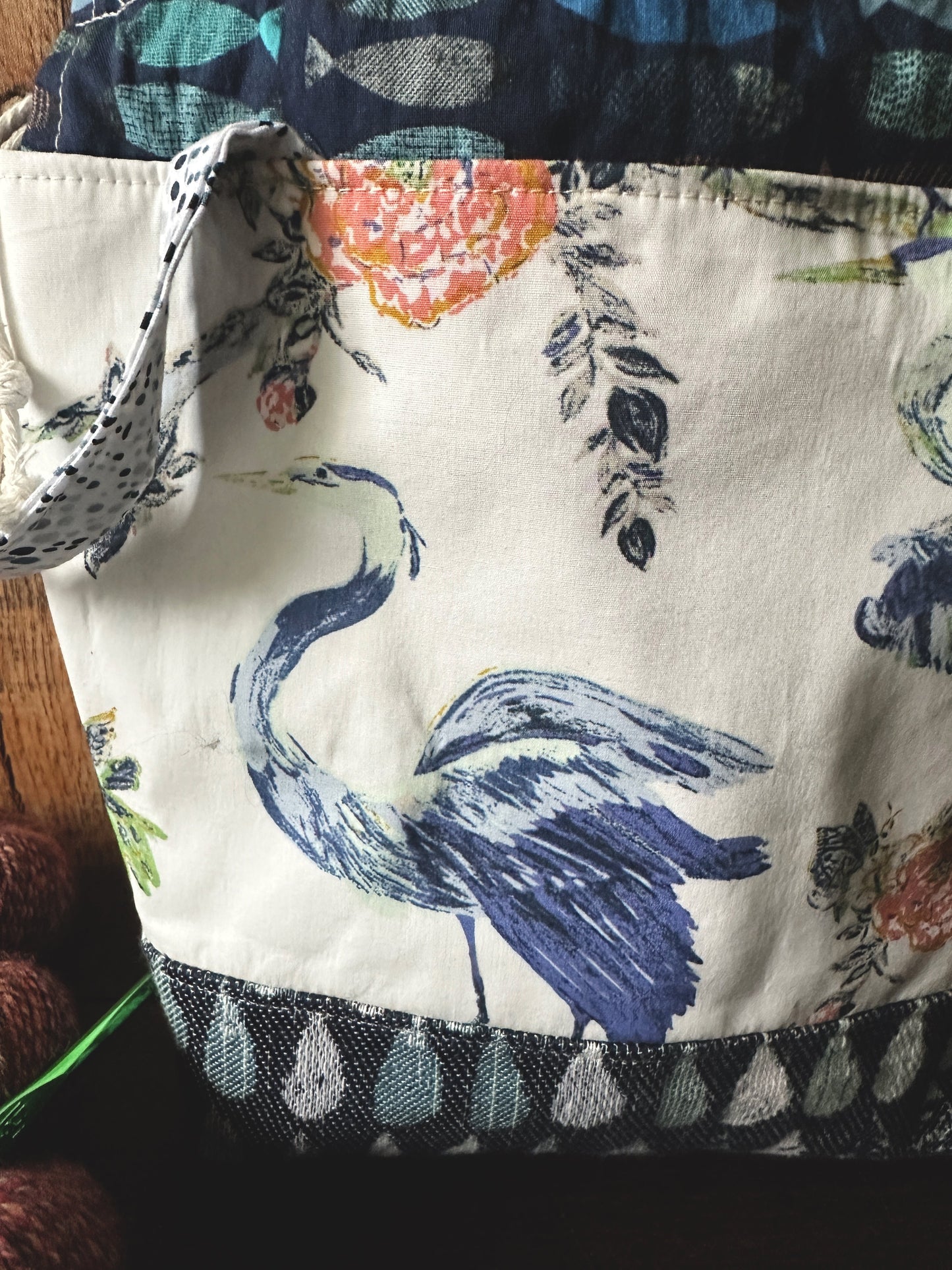 Great Blue Heron Medium Project Bag