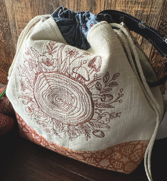 Nurse Log Medium Project Bag