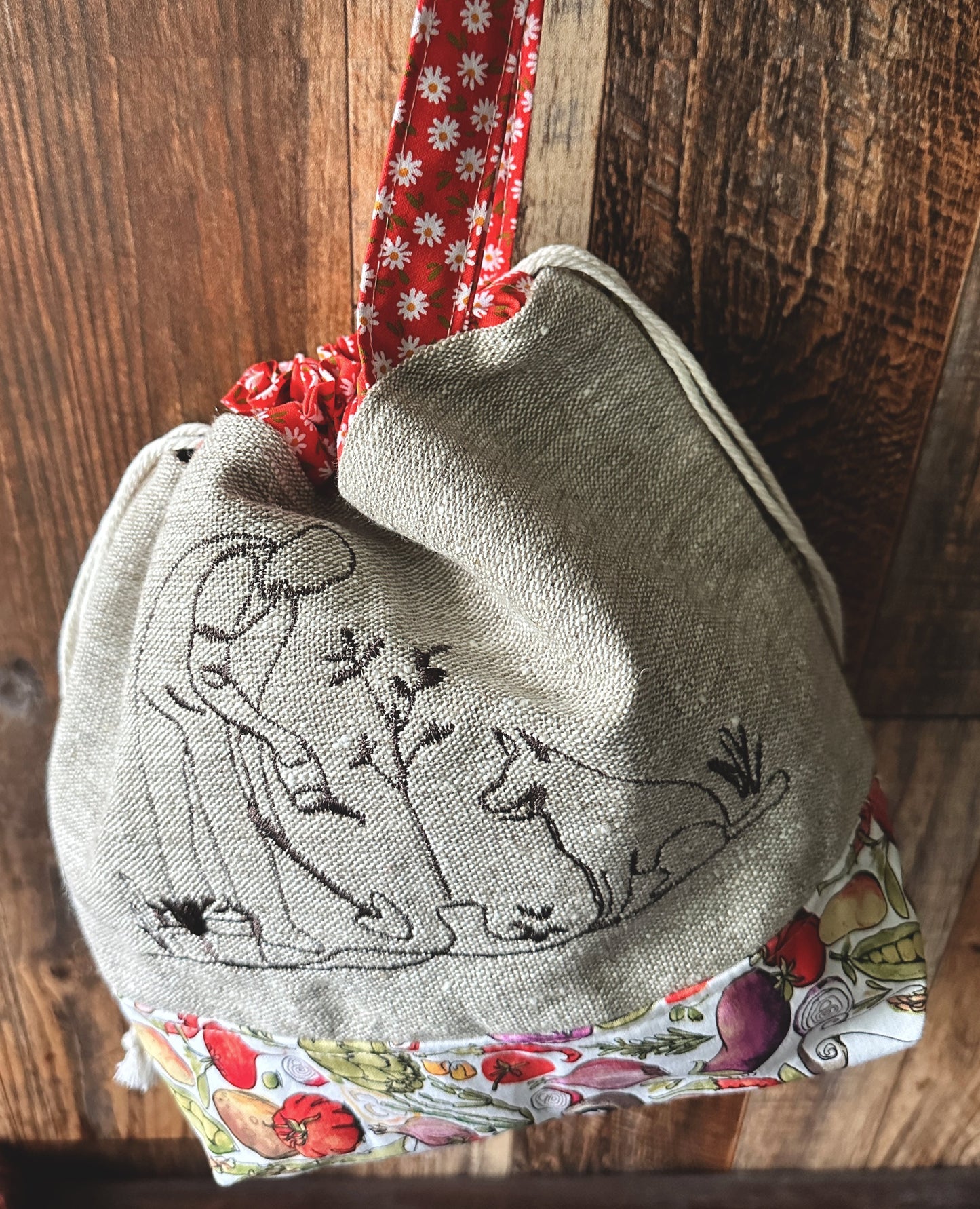 Gardening with my Dog Medium Project Bag