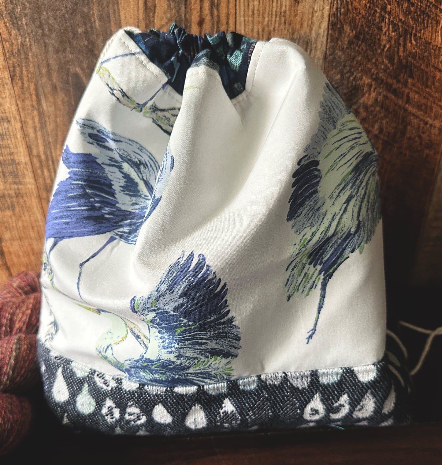 Herons in the Wetlands Large Project Bag