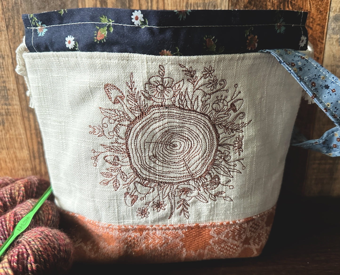 Nurse Log Small Project Bag
