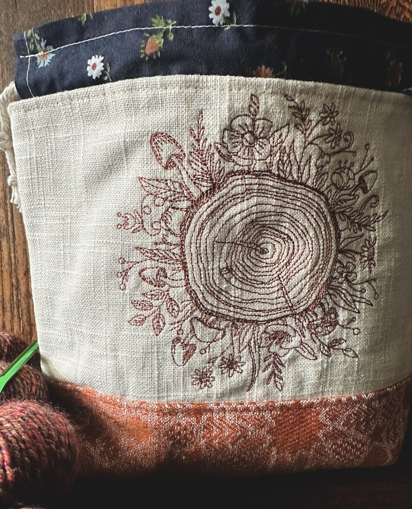 Nurse Log Small Project Bag